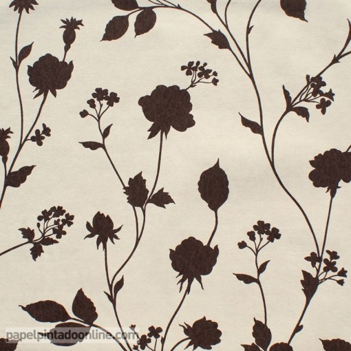 papel_pintado_floral_marron