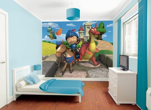 Fotomural Caballero y Dragon