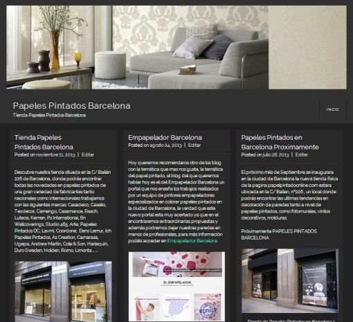 Papeles Pintados Barcelona